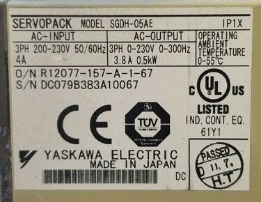 SGDH-05AE | Yaskawa AC Drives